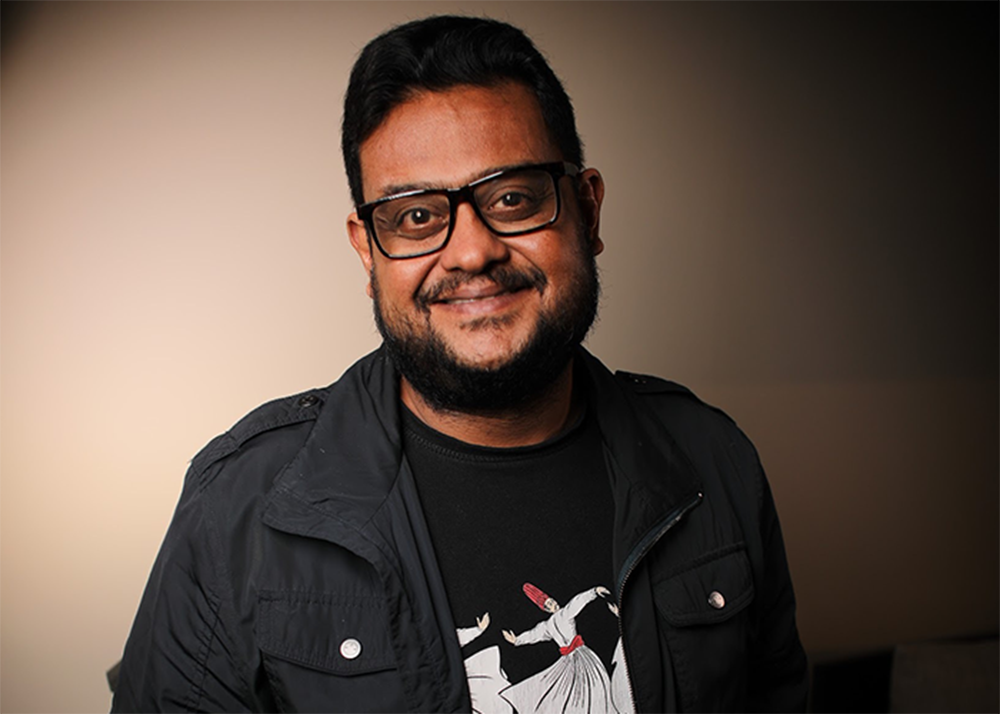 Shantesh S. Row,  Executive Creative Director, Liwa Content.Driven on creativity