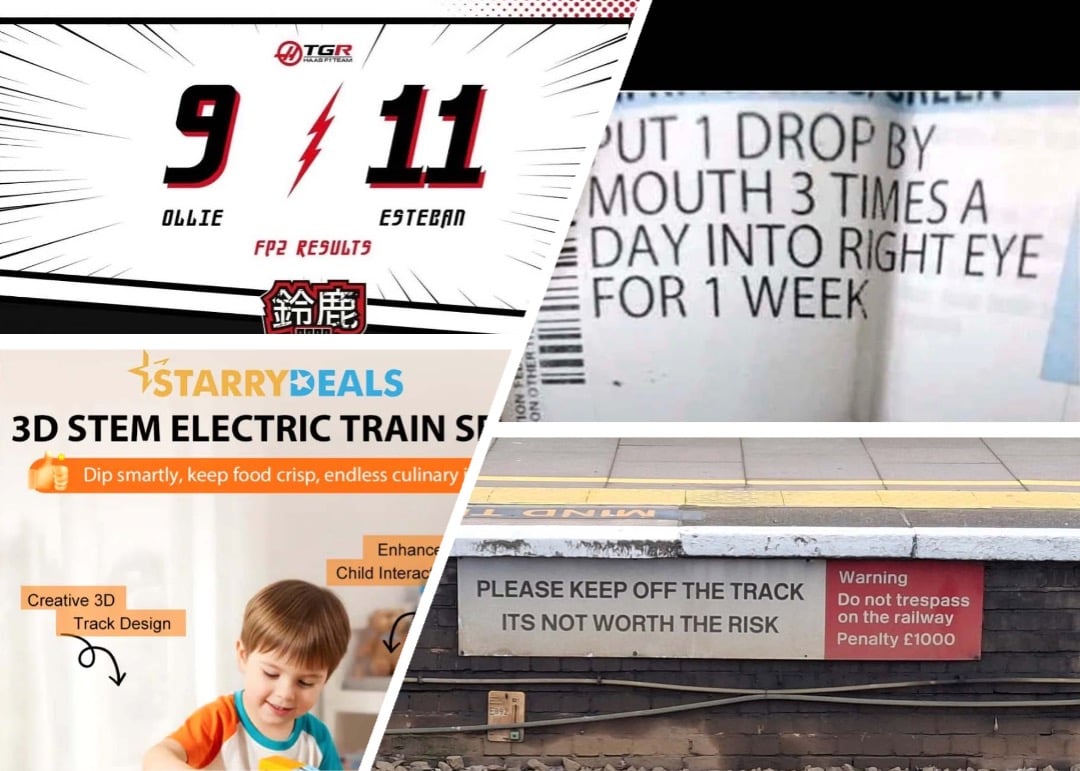 The Spin brings you a dose of mishaps and missteps in the world of communications from the month of March from train tracks, labels and more.