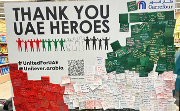 Unilever United for UAE campaign