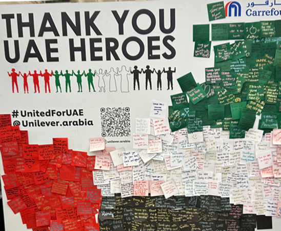 Unilever United for UAE campaign