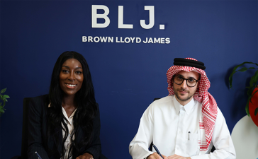 From left, Iman Asante, Managing Director of BLJ Worldwide, and Ali Abbas, Founder and CEO of Aligator.