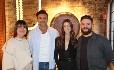 From left, Ash Stapleton, Strategy Director; Andy El-Bayeh, Co-Founder and CEO; Rebecca Jarvie-Gibbs, Co-Founder and Chief Operating Officer; and Chris Loukakis, Chief Strategy Officer, Example