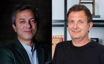 From left, Conrad Egbert, Head of PRCA MENA, and Gregg Fray, Owner, Seven Media