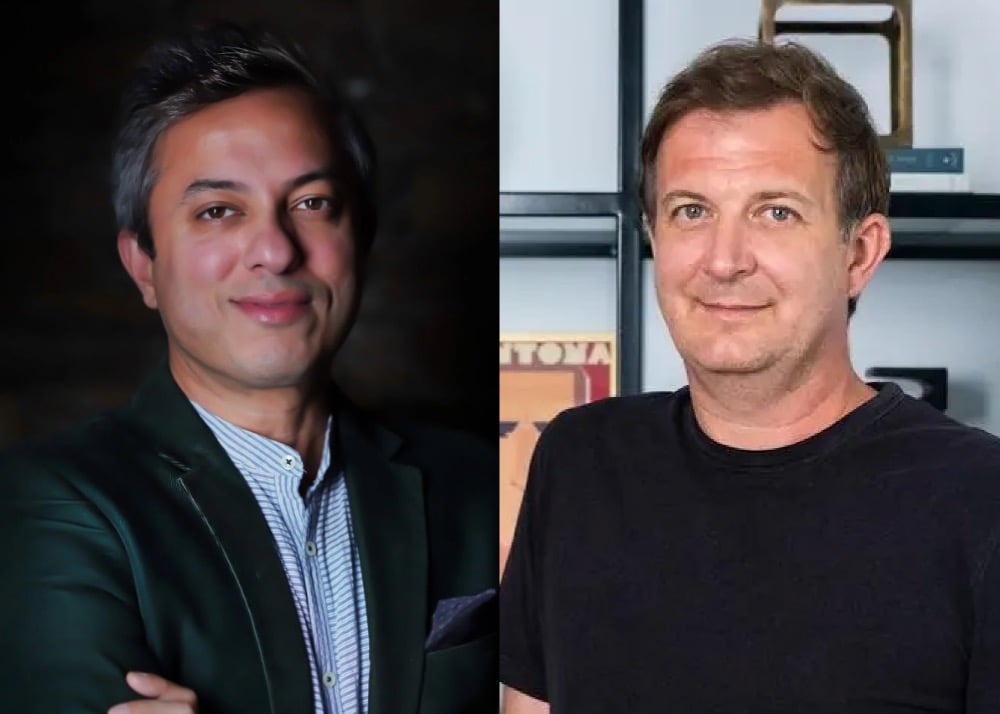 From left, Conrad Egbert, Head of PRCA MENA, and Gregg Fray, Owner, Seven Media