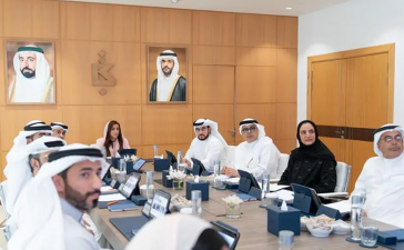HH Sheikha Bodour bint Sultan Al Qasimi, Chairperson of the Sharjah Book Authority (SBA), presides over the Authority’s Board meeting. Image Courtesy: SBA on publishing