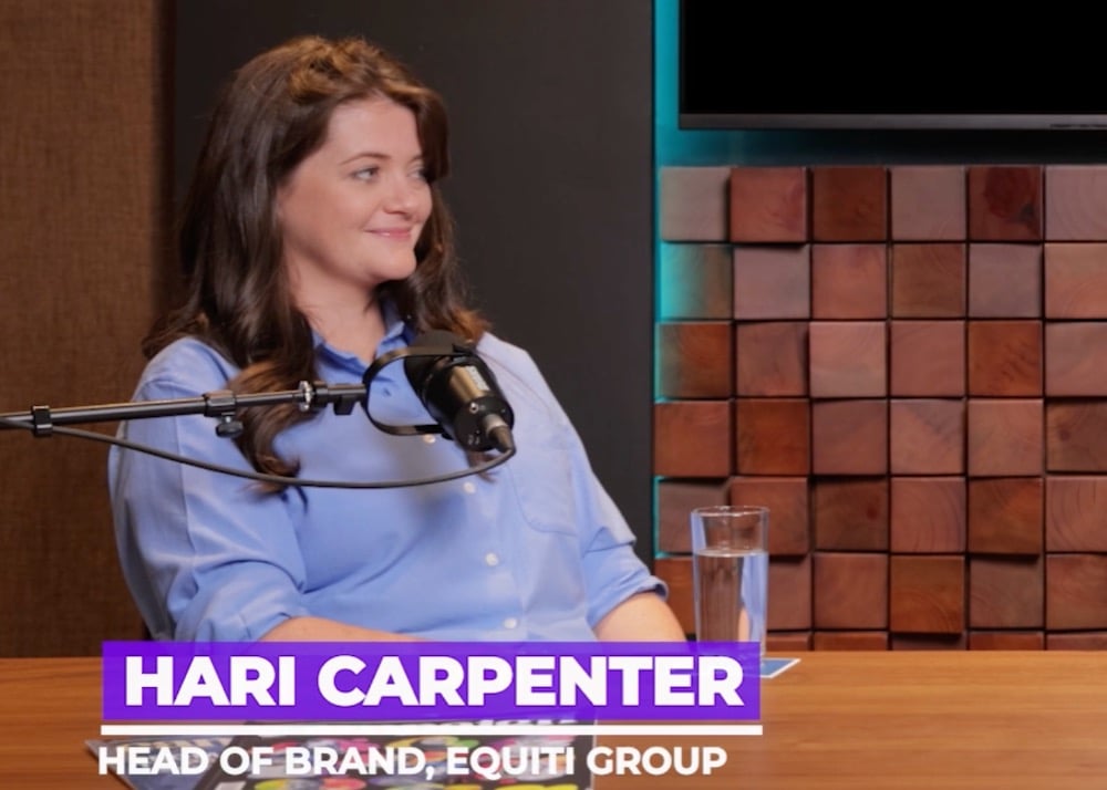 Hari Carpenter, Head of Brand, Equiti on brands