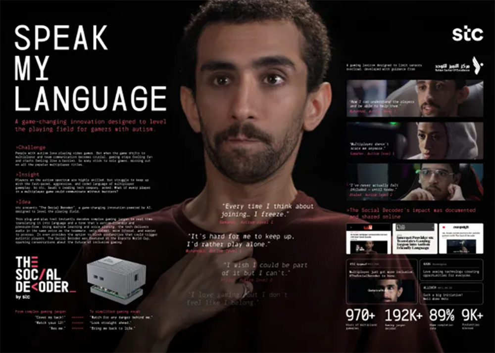 Speak My Language Clio Awards VML Riyadh