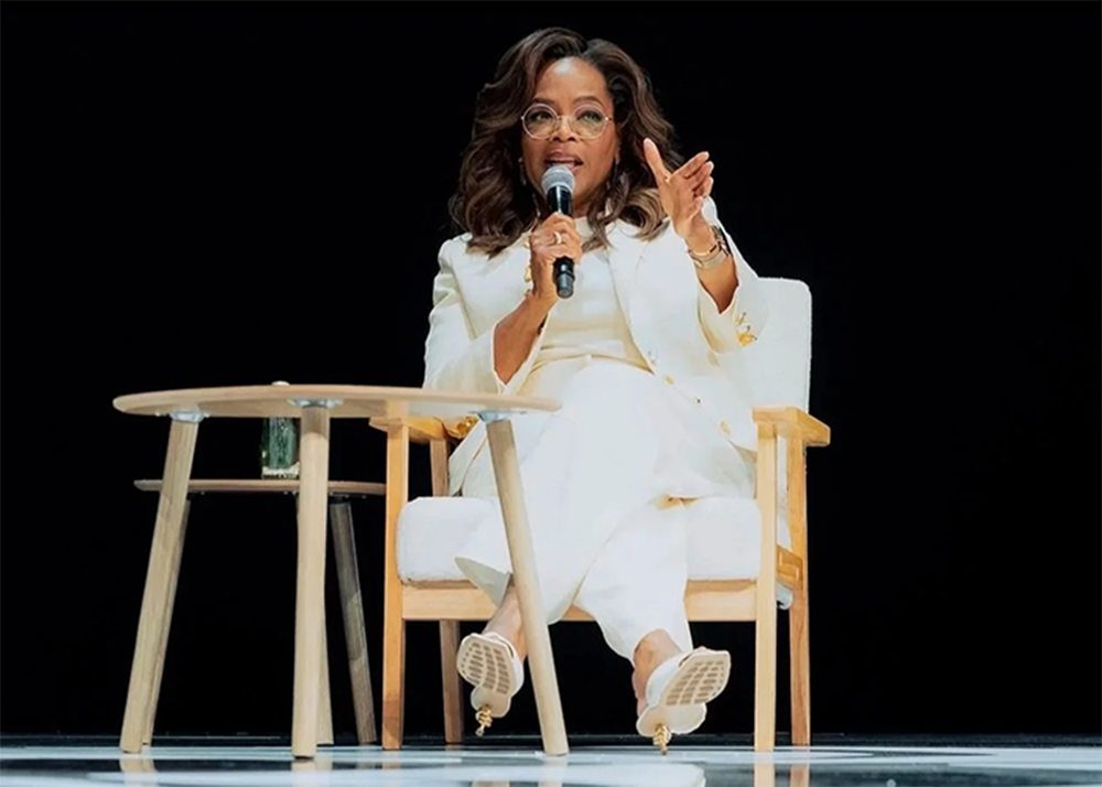 American host and television producer Oprah Winfrey