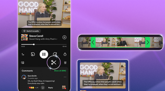 Spotify has announced a new feature, Podcast Clips; designed to make it easier for listeners to capture, revisit, and share the moments.