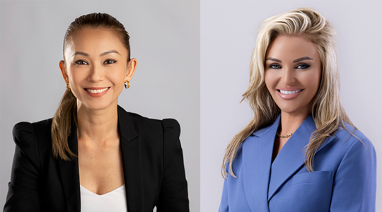 From left, Angeline Tan, General Manager, APAC, and Louise Jacobson, Managing Partner, Brazen MENA