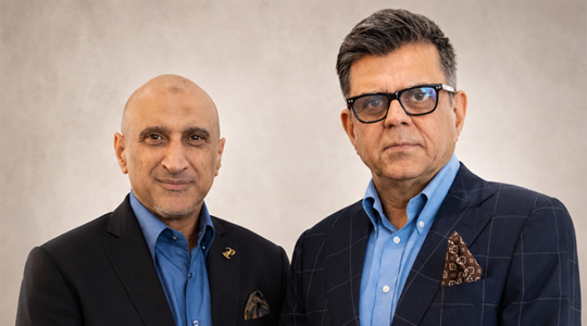 From left, Aurum Advisory Co-Founders Sohail Nawaz and Rahul Nagpal