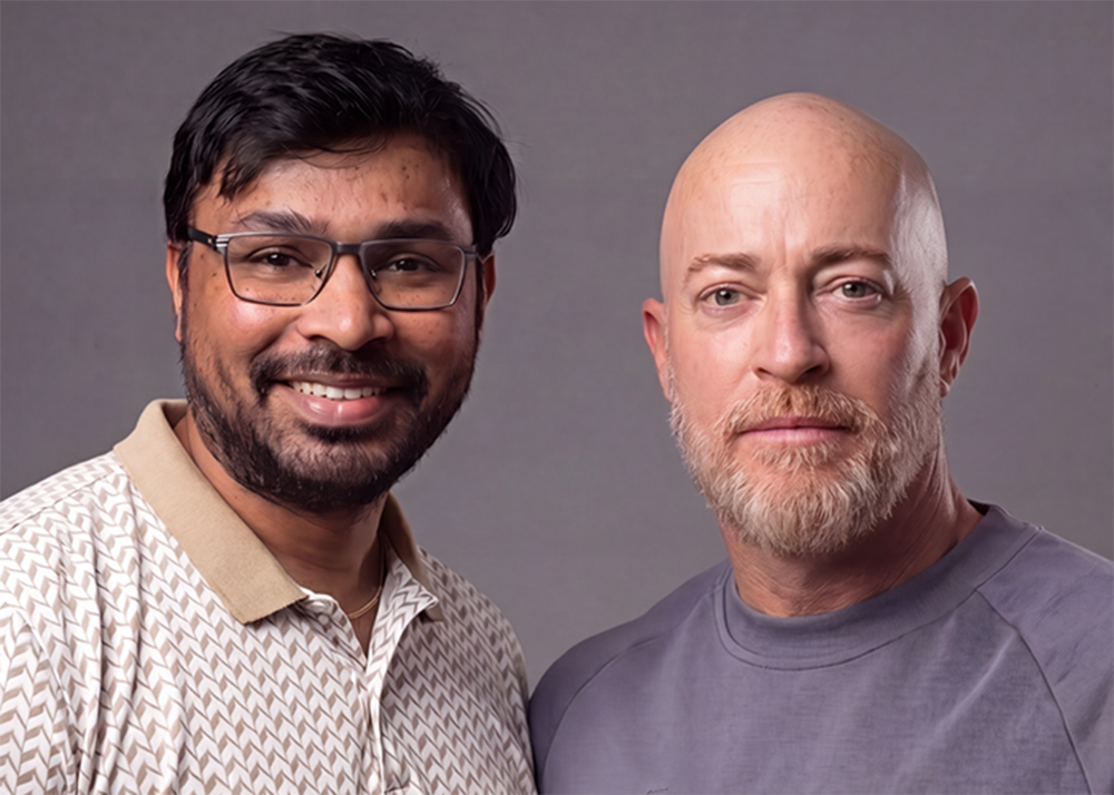 From left, Mukesh Kaparthi, Head of Paid-to-Partner and MarTech Acquisition at Equiti Group, and Albert Lotter, Head of Creative at Equiti Group
