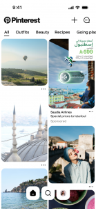 Saudia Airlines launches its Pinterest campaign, targeting travellers with visual storytelling that showcases its premium experiences and destinations.