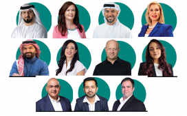 Top row, from left, UAE Government Media Office's Khaled AlShehhi, Shamal Holding's Donna Glasper, Dubai Culture and Arts Authority's Saleh AlBreiki, and Merex Investment's Lizelle Fitoussi. Middle row, from left, Diriyah Company's Naif Awlia, Initiative MENAT and Magna MENA's Lara Arbid, Expo City Dubai's Sholto Douglas-Home, and HAVAS Red Middle East's Palak Mehta. Bottom row, from left, IMPACT BBDO's Ghassan Kassabji, Merkle MENA's Deepak Mankani, and WPP Media MENA's Yasser Kaskas on destination marketing.
