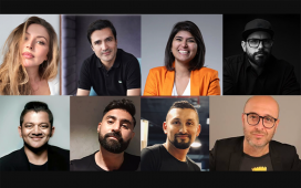 From top left, clockwise, RAY Co-Founders Rimma Krasavina and Santiago Cuesta, and industry leaders supporting as faculty, including Kraft Heinz's Passant El-Ghannam, Core42's Diego Florez, FP7 McCANN MENAT's Federico Fanti, Horizon FCB MENA's Alex Pineda, LEO MEA's Muhammad Ali, and Publicis Groupe Middle East's Tahaab Rais.