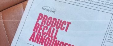 Sleepzone recall ad