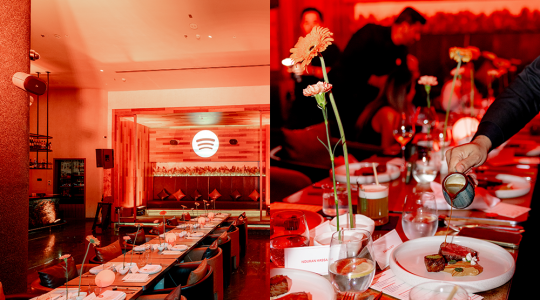 Spotify's Guest List featuring Chef Kelvin Cheung blends music, food and storytelling, bringing Spotify Premium features to life through a supper club.