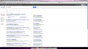 Google Search page after Mashreq unseats Standard Chartered at the top