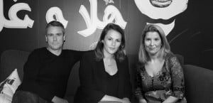 From left: Scott Feasy, CEO M&C Saatchi UAE; Amy Brill, head of PR, UAE, M&C Saatchi UAE; Molly Aldridge, global CEO M&C Saatchi PR