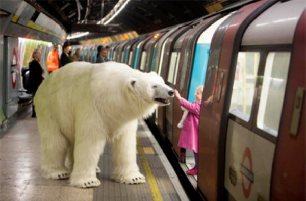 'Polar Bear' set loose London for Sky Atlantic's new show